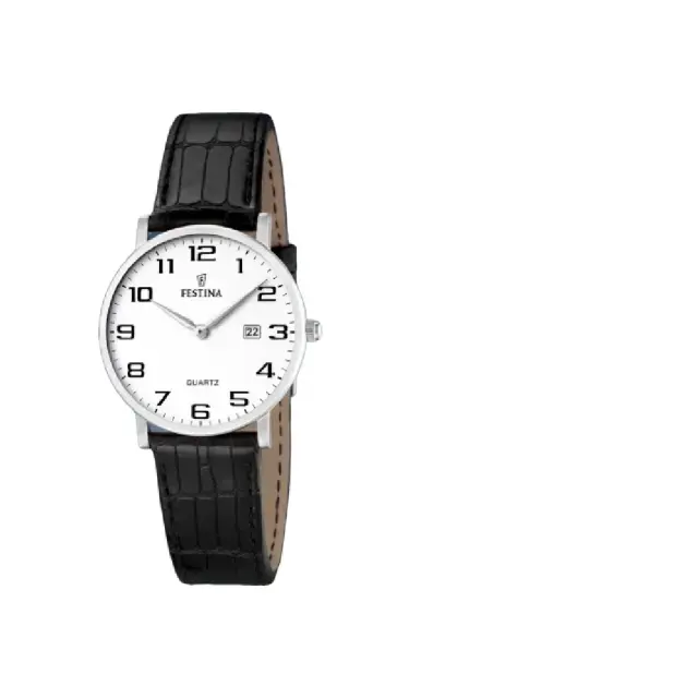 Festina Classics Women's Watch Black Leather Strap F16477/1