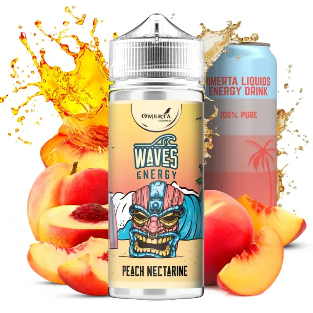 Peach Nectarine 30ml (120ml) - Waves Energy by Omerta
