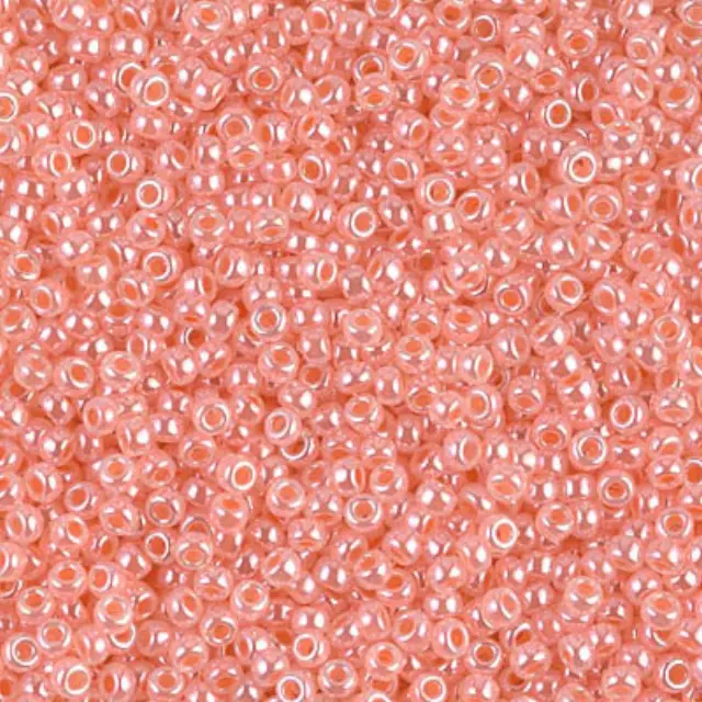 Χάντρα Miyuki Round Rocailles 11/0 - 539 - Coral Ceylon ~10gr