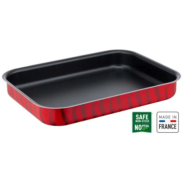 Tefal Tempo Flame Ταψί Ορθογώνιο Αλουμινίου με Αντικολλητική Επίστρωση 27x37cm J57148