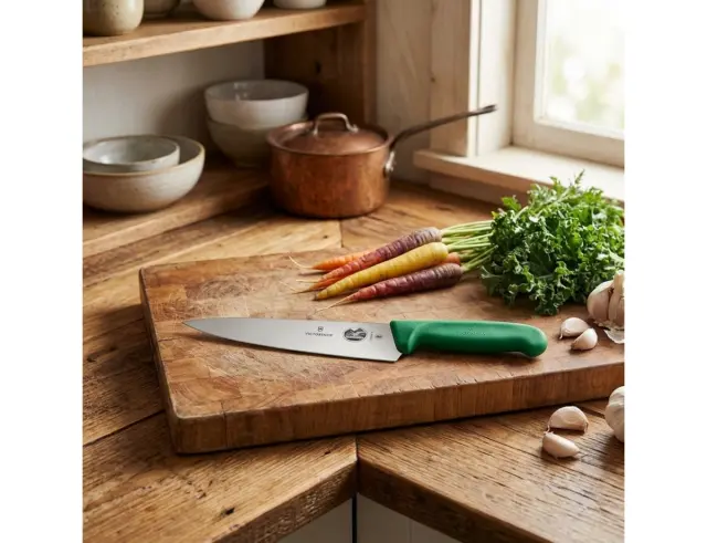 Μαχαίρι Chef Victorinox Fibrox με μήκος λεπίδας 25cm - Green 5.2004.25