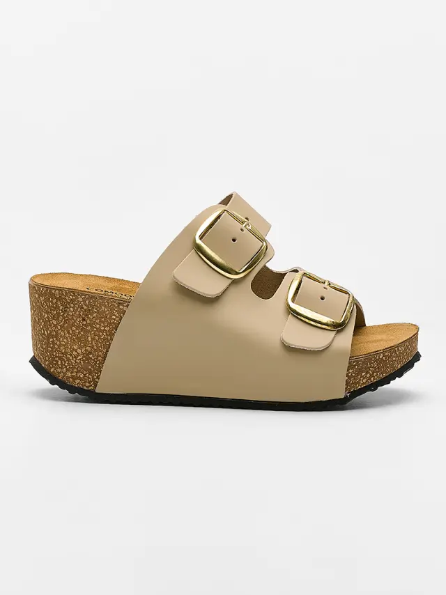 Comodissima Πέδιλα Γυναικείο δέρμα Μπεζ COM/25920630 BEIGE 3