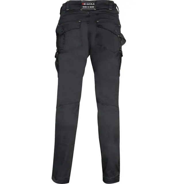 Παντελόνι Εργασίας Super Stretch με επένδυση Cofra Nayba black/black - EU 46 2