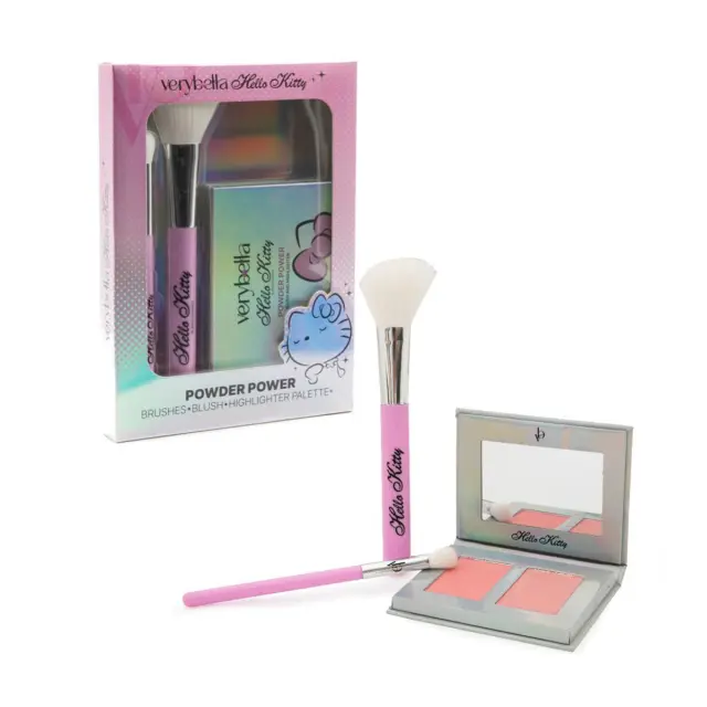 Σετ πινέλα με ρουζ & highlighter Very Bella Hello Kitty