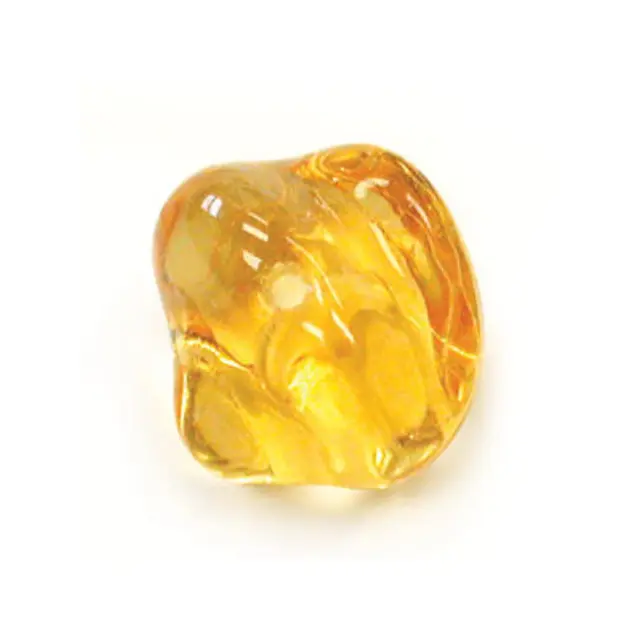 Χάντρα Γυάλινη Medium Rock Honey 10x13mm - 10τεμ