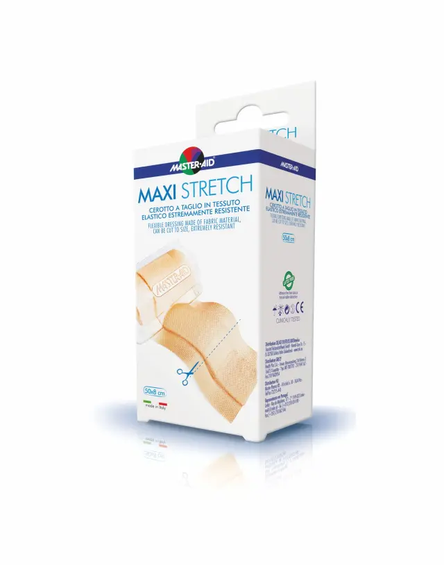 Master Aid Maxi Stretch Αυτοκόλλητη γάζα 50x6cm, 1 τεμάχιο