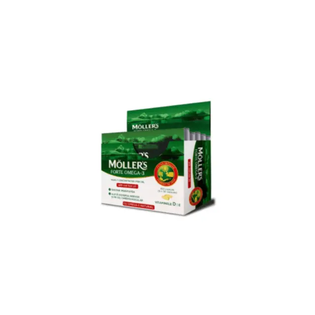 Moller's Forte Omega-3 Μουρουνέλαιο Πλούσιο σε Omega-3 για την Ενίσχυση της Αμυνας του Οργανισμού, 150 κάψουλες
