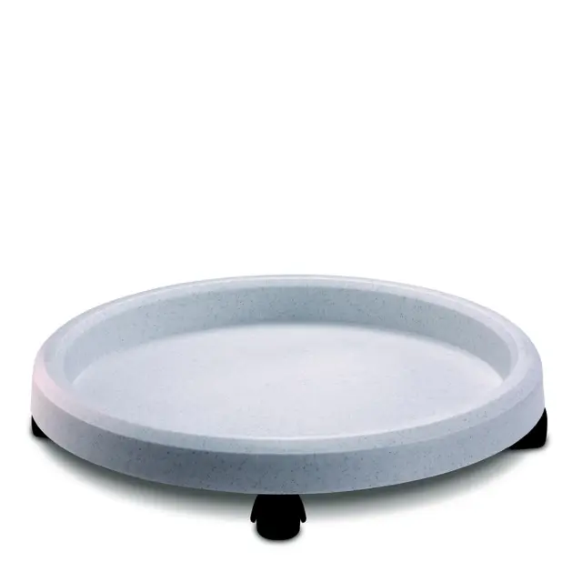 Πιάτο Με Ρόδες Λευκό 21cm