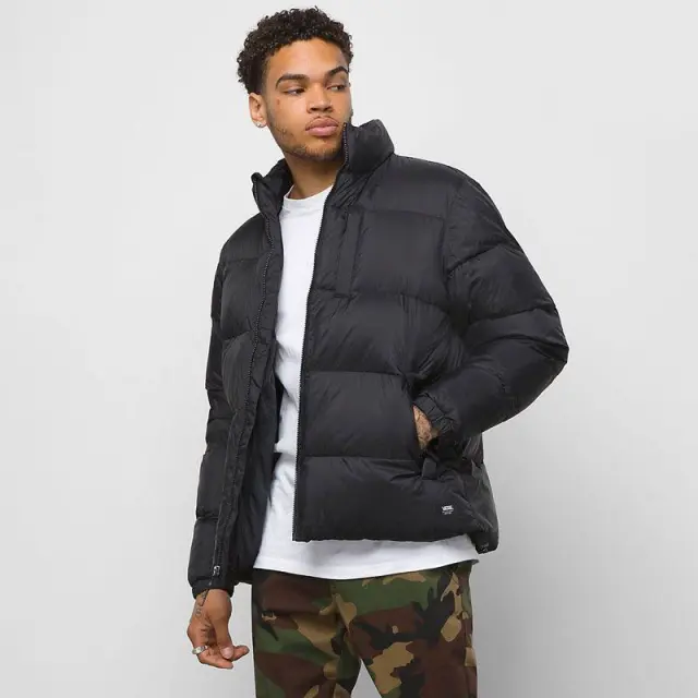 Μπουφάν Puffer Vans VN00007J-BLK Μαύρο - XS