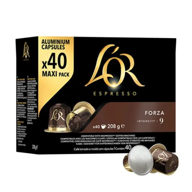 L'OR Forza Κάψουλες Nespresso 40τμχ