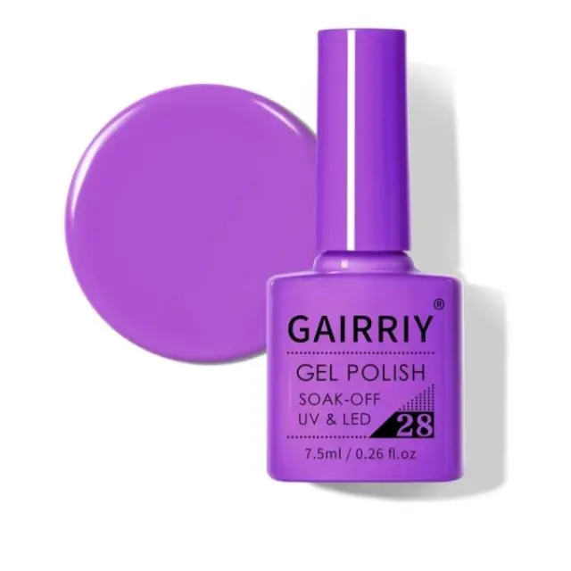 Ημιμόνιμο επαγγελματικό βερνίκι GAIRRIY 7.5ML - 0.26FL.OZ 28