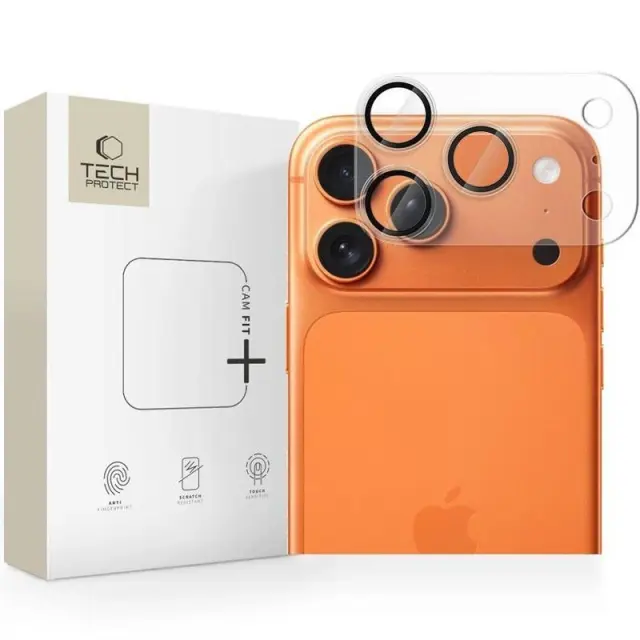 Tech-Protect® Camfull Fit+ Προστασία Κάμερας για iPhone 17 Pro- Matte Clear