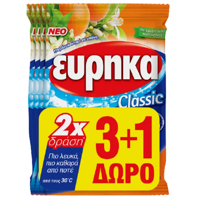 Λευκαντικό Σε Σκόνη ΕΥΡΗΚΑ Άνθη Πορτοκαλιού 60g 3+1 Δώρο