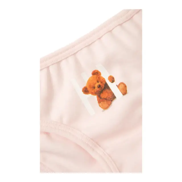 Minerva Παιδικό Slip Κορίτσι Hi Bear, Χρώμα Ροζ Σομόν 2