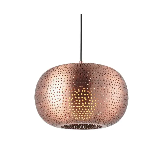 AcaLight Offer NETTO ΦΩΤΙΣΤΙΚΟ ΚΡΕΜΑΣΤΟ ΣΑΤΙΝΕ ΧΑΛΚΙΝΟ ΜΕΤΑΛΛΙΚΟ ΣΥΜΒΑΤΙΚΟ 1ΧΕ27 IP20 Φ300Χ1200mm