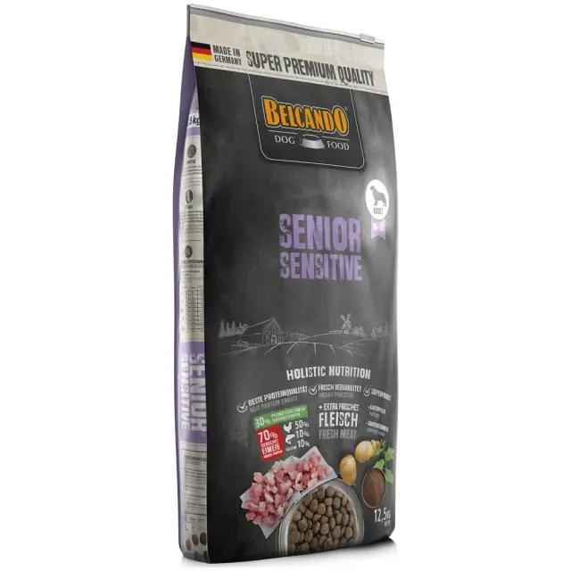 Belcando Senior Sensitive Ξηρά Τροφή για Ηλικιωμένους Σκύλους με Πουλερικά και Ρύζι 12.5kg