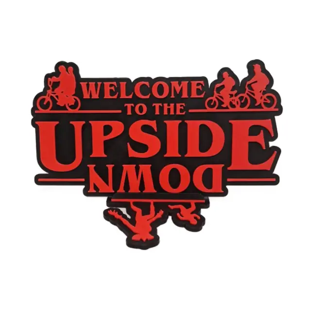 3D Printed Stranger Things Welcome Tο The Upside Down 18x11cm