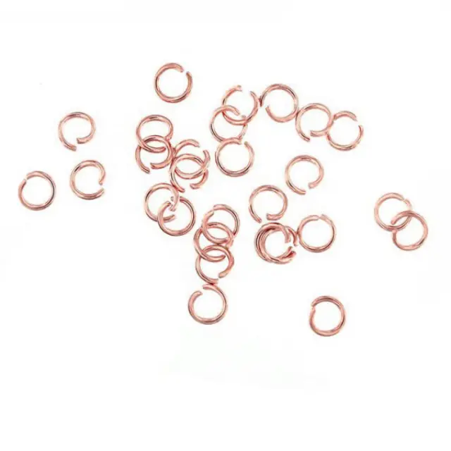 Ανοικτοί Κρίκοι Ø5mm Ανοξείδωτο Ατσάλι 304 Rose Gold ~25τεμ