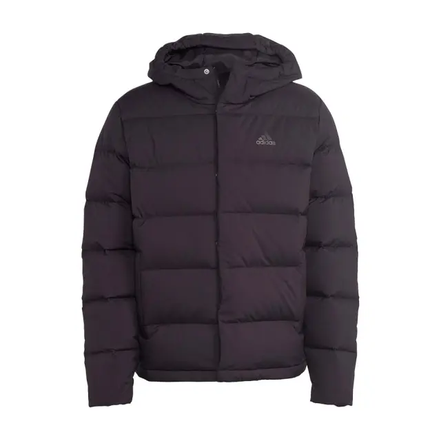 adidas Sportswear Men's Helionic Hooded Down Jacket Μαύρο HN5640 (adidas Sportswear)