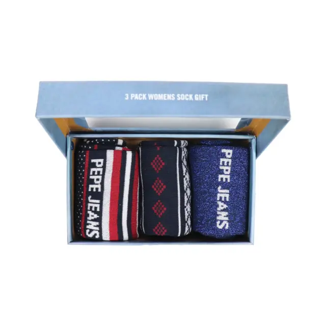 Pepe Jeans Γυναικείες Κάλτσες 3Pack PLU10620 595 - ONE-SIZE 3