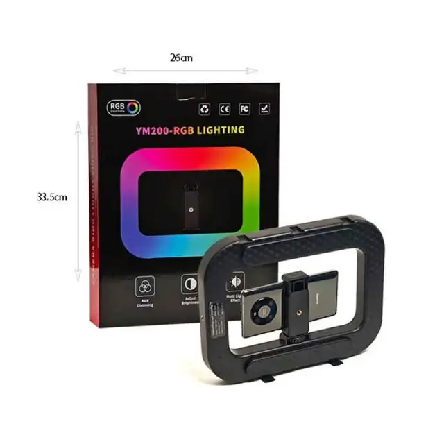 RGB Φωτιστικό για Κινητό και Κάμερα YM200 - RGB Video Light 030243 3