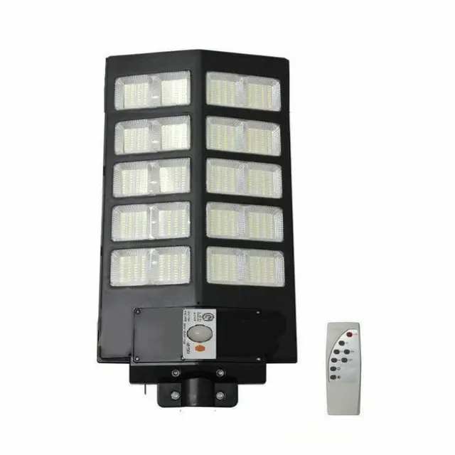 Ηλιακός Προβολέας 840LED 1000W IP65 με Τηλεχειρισμό & Χρονοδιακόπτη OEM - Μαύρο 2