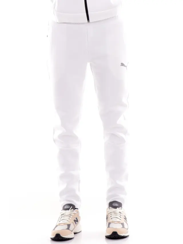 Puma Evostripe Ανδρικό Παντελόνι Φόρμας 681702-02 Λευκό - XL