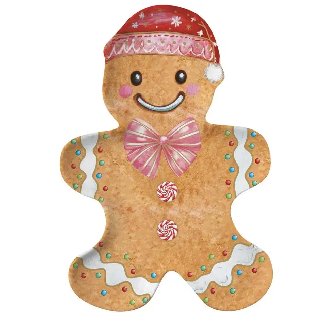Easy Life Sweet Christmas Πιατέλα Πορσελάνη 17x25cm