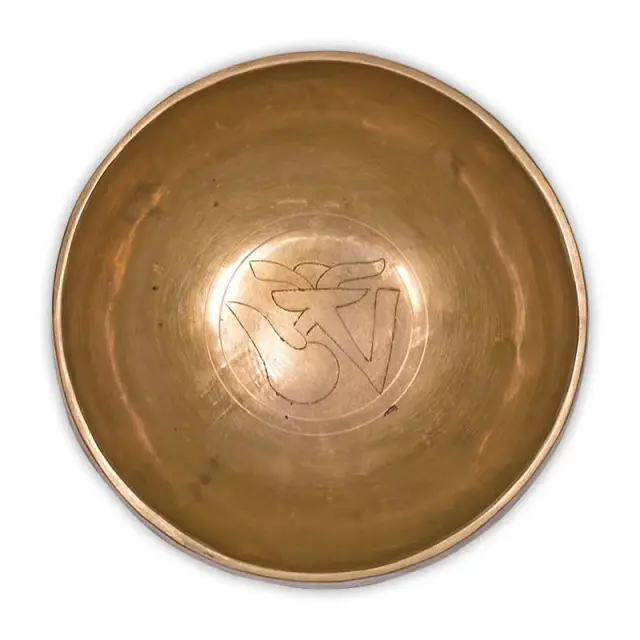 Χειροποίητο Μπολ Διαλογισμού OHM Engraving – Nepal Singing Bowl (Ηχογαβάθα), 14cm, 550g 2