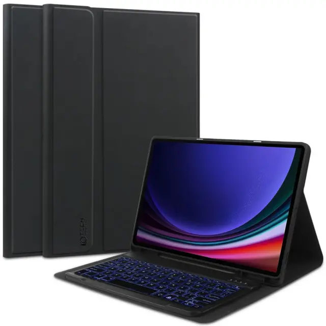 Tech-protect Sc Keyboard + Βάση για Pen - Samsung Galaxy Tab S9 11.0 / S9 FE / S10 FE / S10 LITE 10.9 Black