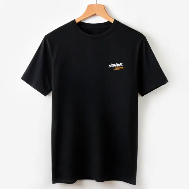 T-shirt Noshame® Μαύρο με τύπωμα - 122411 - XXL 2