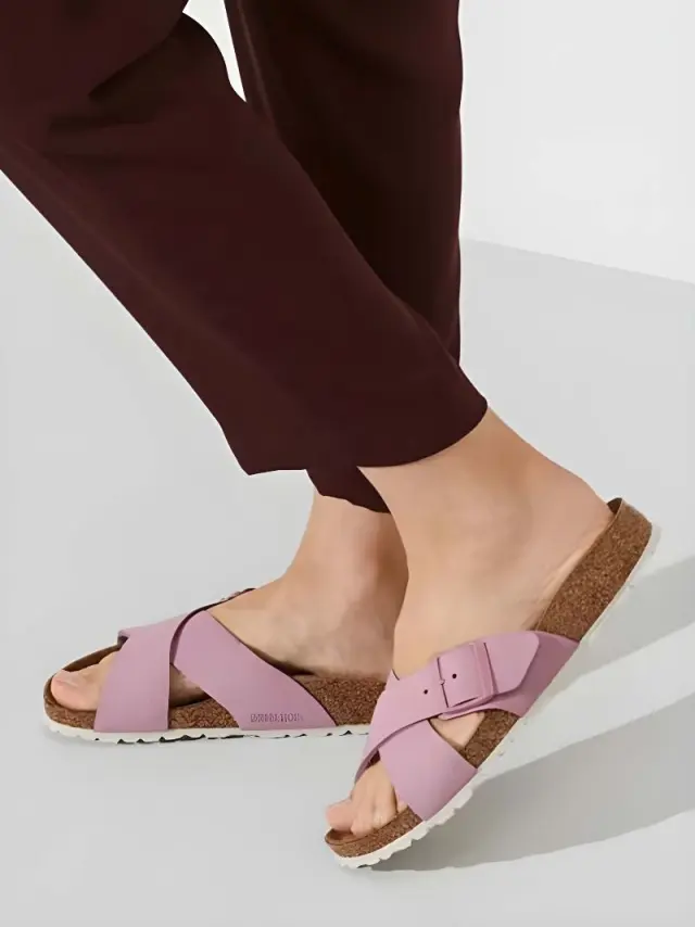 Birkenstock Πέδιλα Γυναικείο δέρμα Nubuck Ροζ BIR/SIENA SOFT 1021519 ORCHID 2