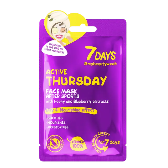 7 Days Active Thursday Sheet Mask 28gr