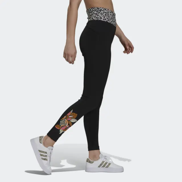 Adidas Farm Rio Feel Brilliant AEROREADY Γυναικείο Μακρύ Κολάν Ψηλόμεσο GS6340 Μαύρο 3