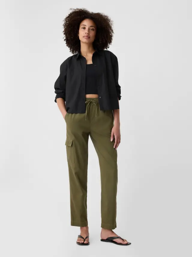 Πράσινο Easy Pant Παντελόνι OLIVE NIGHT