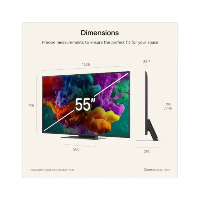 ΤΗΛΕΟΡΑΣΗ 55'' QNED 55QNED87B6A Mini LED evo AI LG 2
