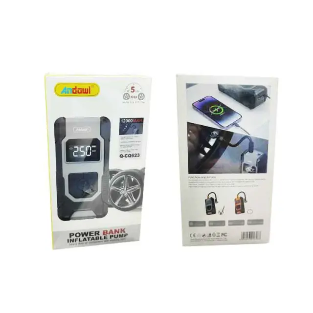 Andowl Φορητή αντλία αέρα 12000mAh και Power Bank Q-CQ623 - Power Bank Inflatable Pump 0751016