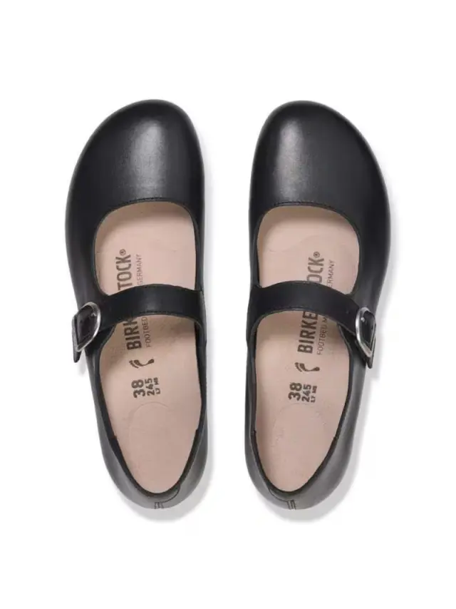 Birkenstock Μπαρέτες Γυναικείο δέρμα Μαύρο BIR/SANTA CLARITA 1030709 BLACK - 39 3