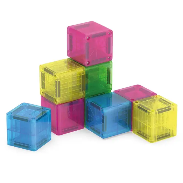Magna-Tiles Μαγνητικοί Κύβοι STEM MicroMAGS Cubes 9 Κομμάτια (3+ ετών) 264013CU 3