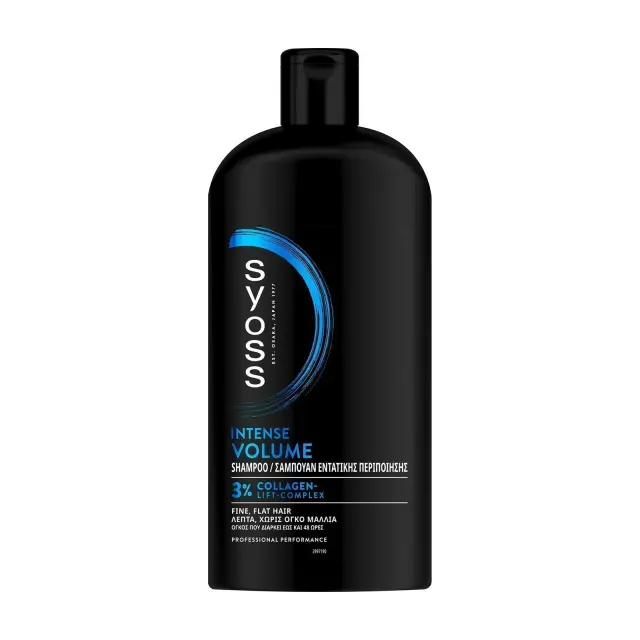 Syoss Intense Volume Όγκος Σαμπουάν Εντατικής Περιποίησης για Λεπτά Μαλλιά, 750ml