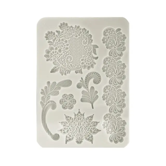 Καλούπι σιλικόνης A5, 15×21cm, Stamperia, Brocante Antiques, Lace