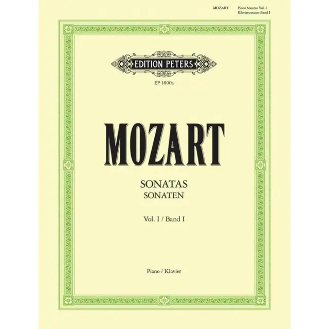 Peters - Sonatas I (Urtext) Klavier - W.A.Mozart
