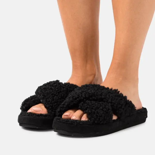 Παντόφλα Skechers Cozy Slide 167236/BBK Μαύρο - 37