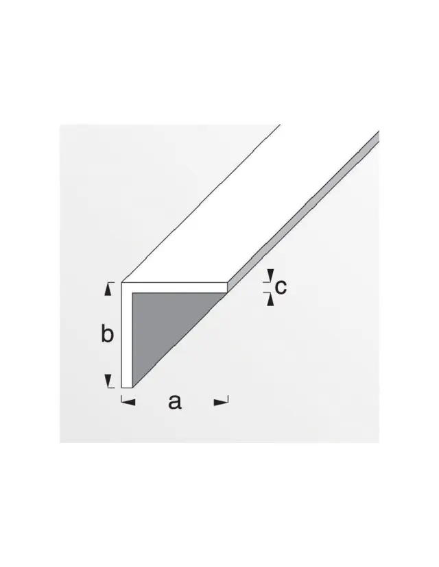 Προφίλ Γωνιακό Αλουμινίου Ασημί 2m 25x25x1.5mm (05043) 2