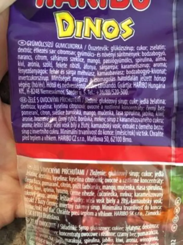 Haribo Dinos Δεινοσαυράκια (100g) 2