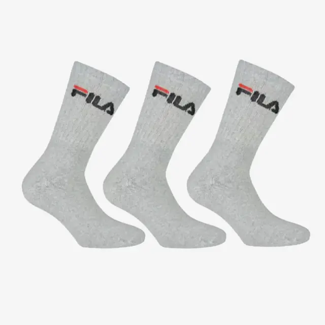 Αθλητικές Κάλτσες Fila 3 ζεύγη F9505-400 Γκρι - 35-38