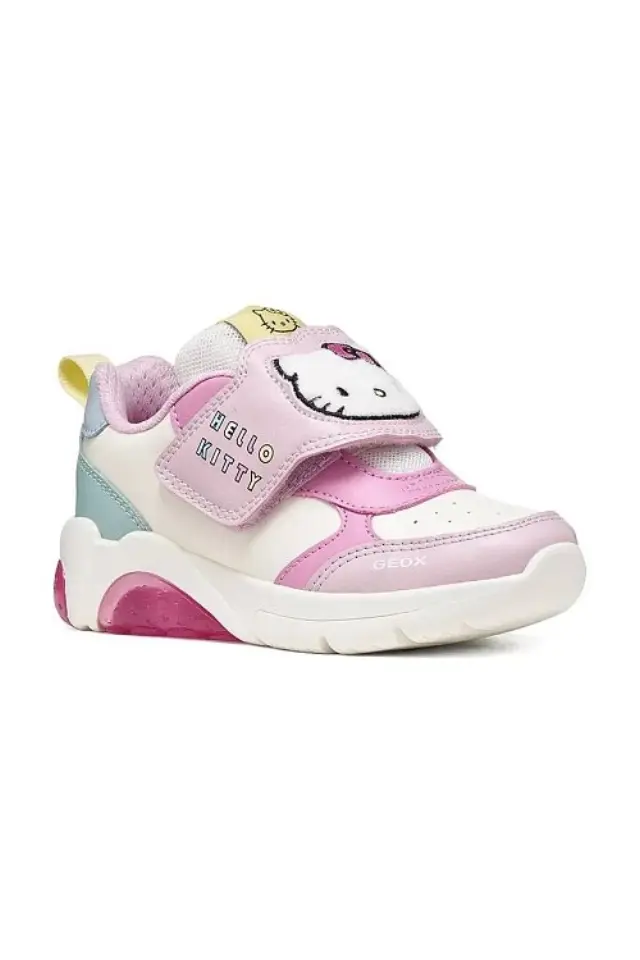 Παιδικό Παπούτσι για Κορίτσι Geox J Fadinlight Girl x Hello Kitty (Μεγέθη 24-33) ΡΟΖ 3