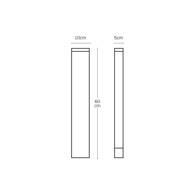 Φωτιστικό Δαπέδου LED Coda VK/02231/AN/W 6W 3000K IP54 Ανθρακί 2