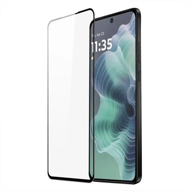 Full Cover Tempered Glass για Motorola G35/G56- Black