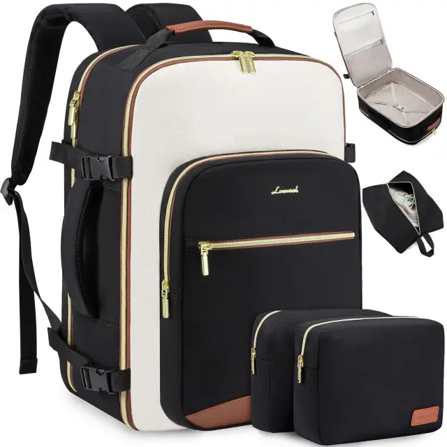 Σακίδιο πλάτης καμπίνας 40L 17MB2141 black/white - One Size
